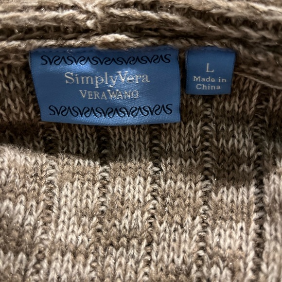 Simply Vera cardigan open front pockets pockets & tie waist Large - Picture 6 of 11